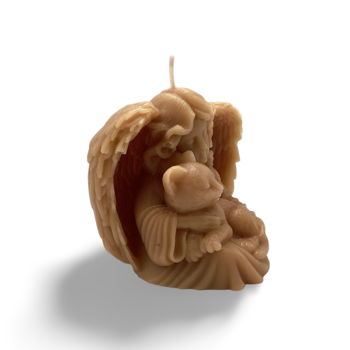 Feline Guardian Angel Candle