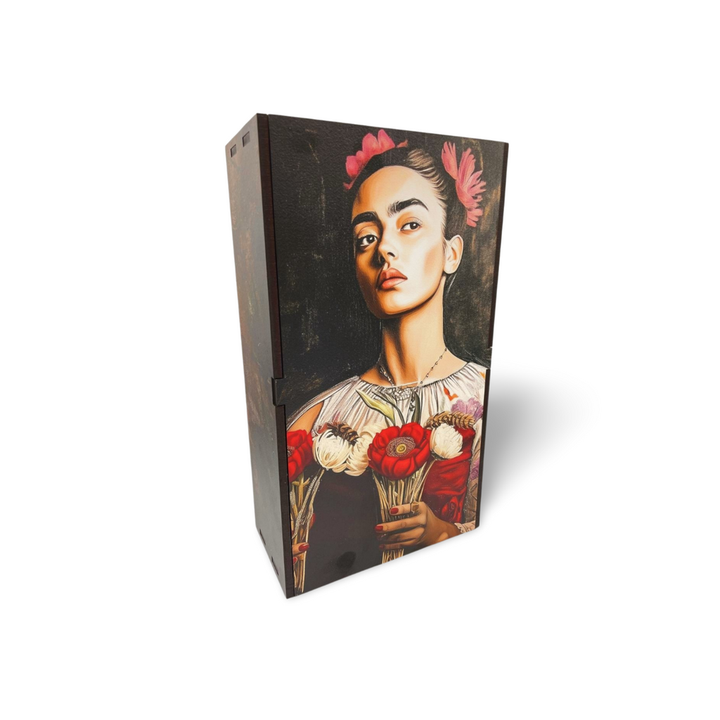 Frieda With Flowers - Wine & Gift Box