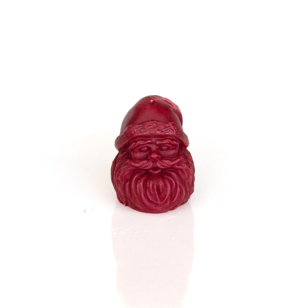 Santa Head Candle