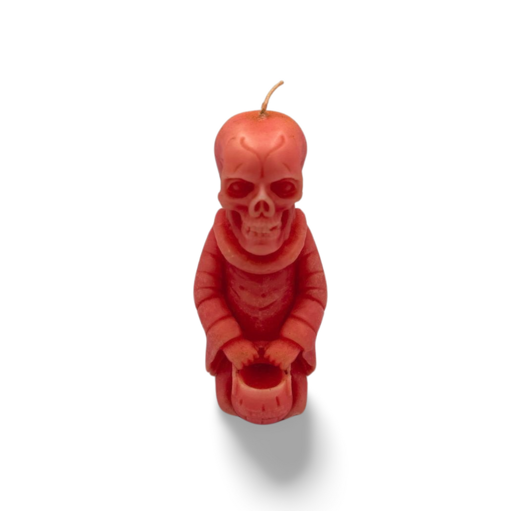 Skull, Cloak and Bowl Candle