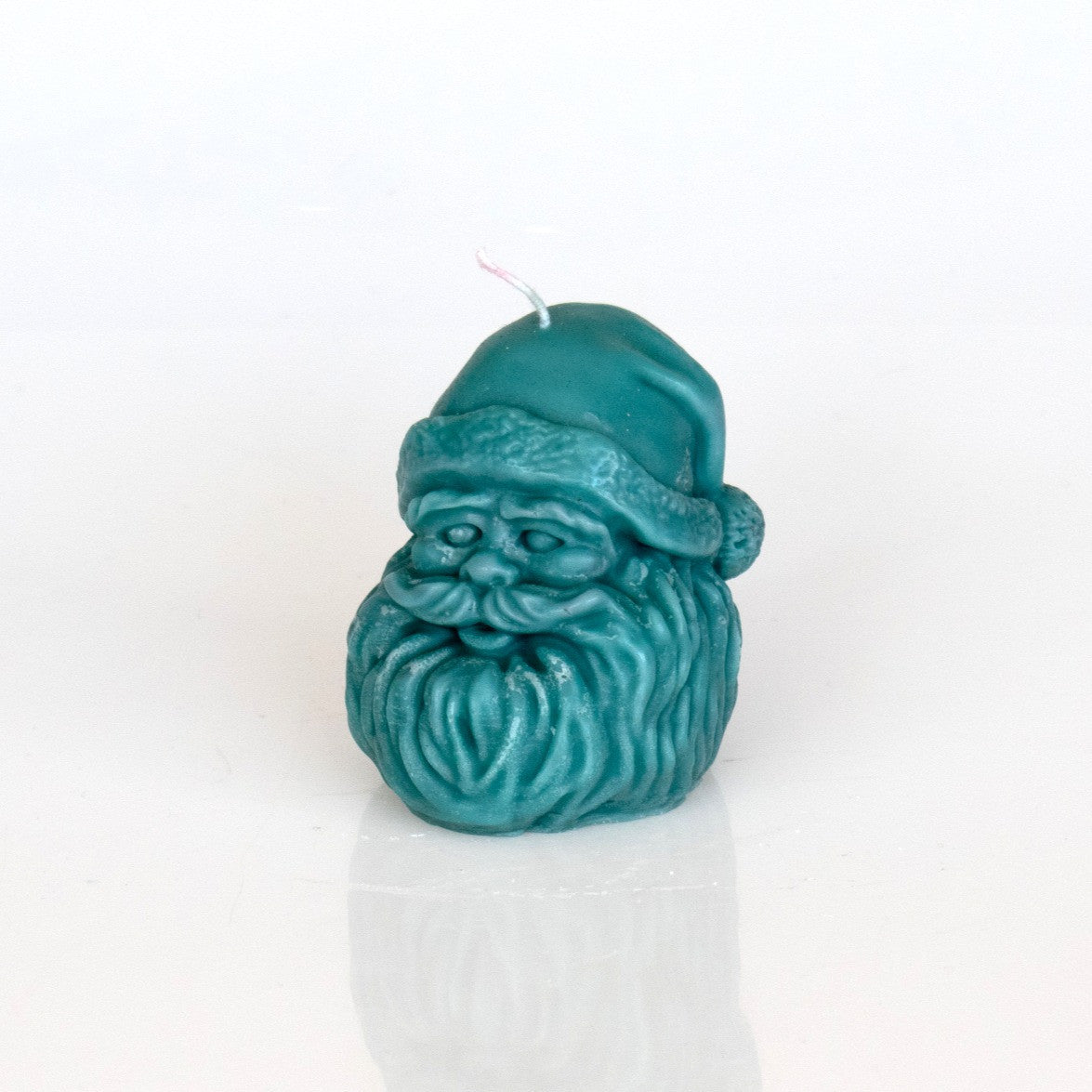 Santa Head Candle