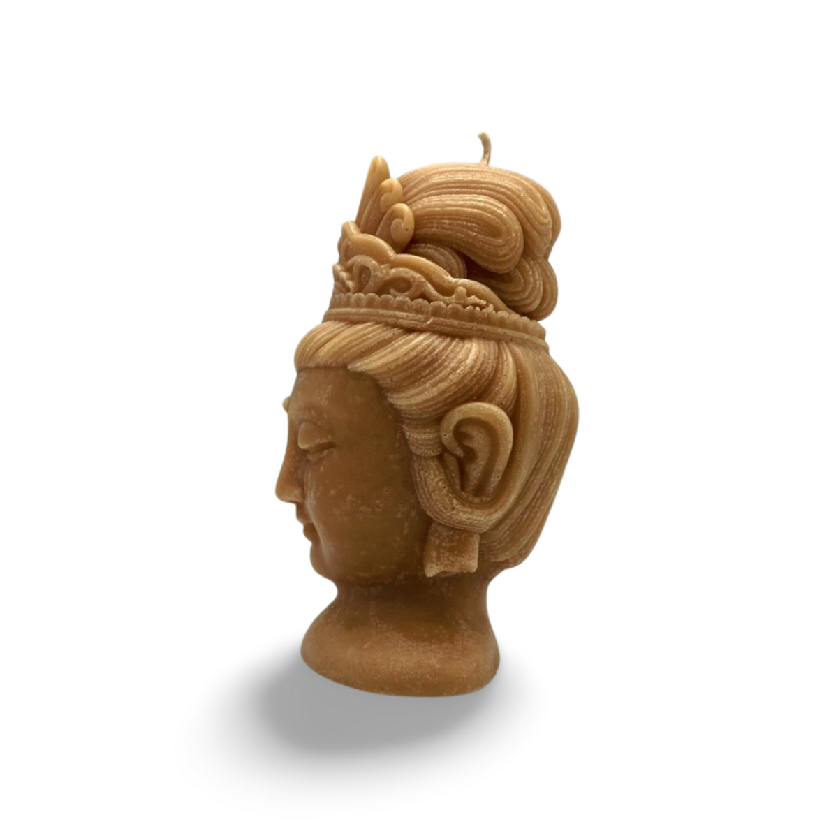 Thai Lady Buddha Head Candle