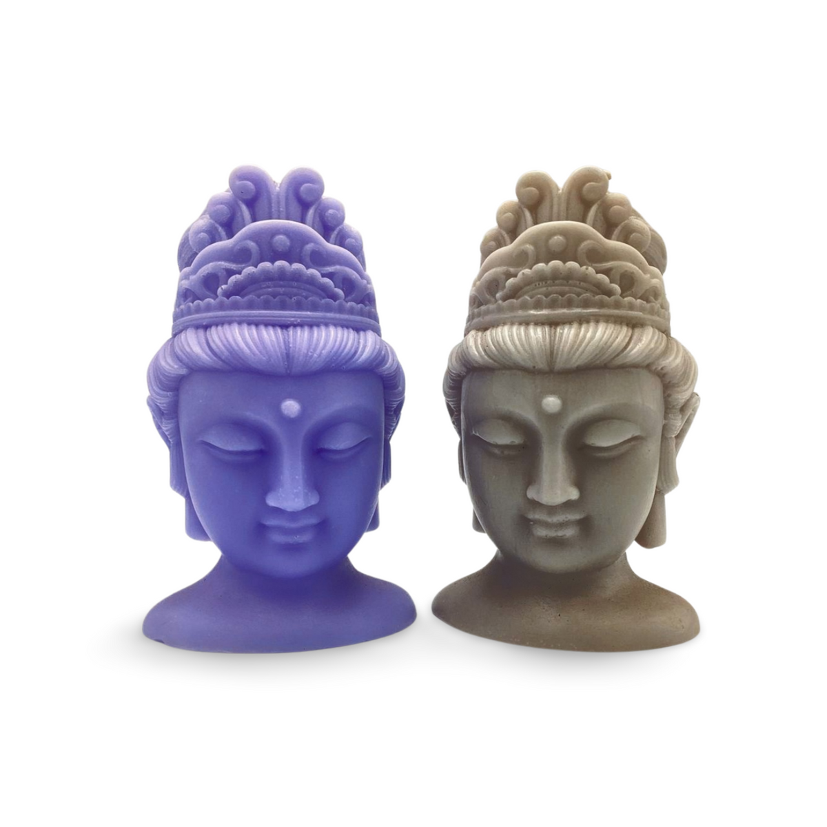 Thai Lady Buddha Head Candle