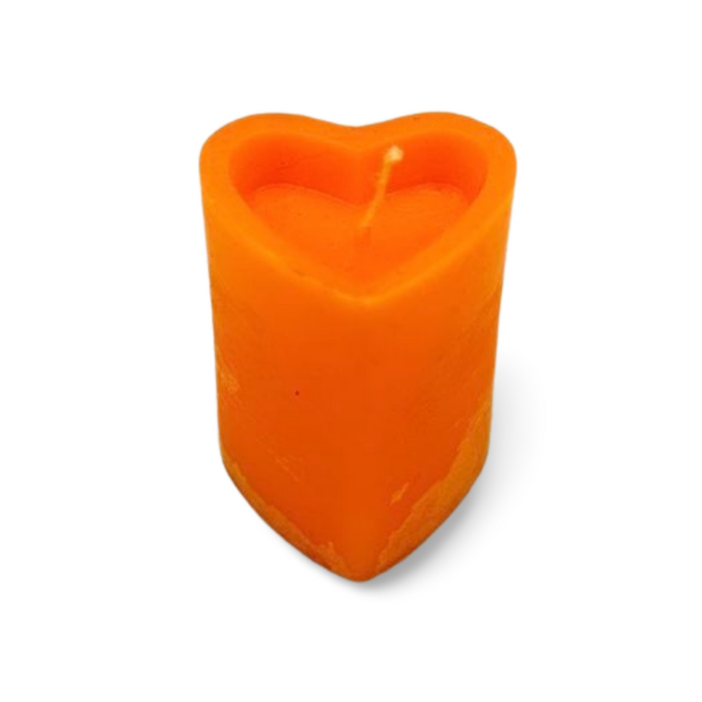 Heart Pillar Candle