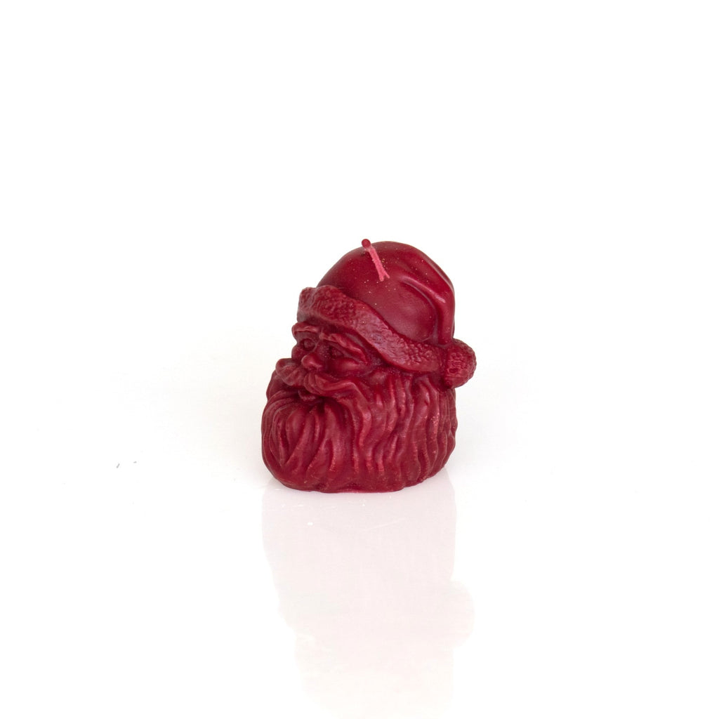 Santa Head Candle