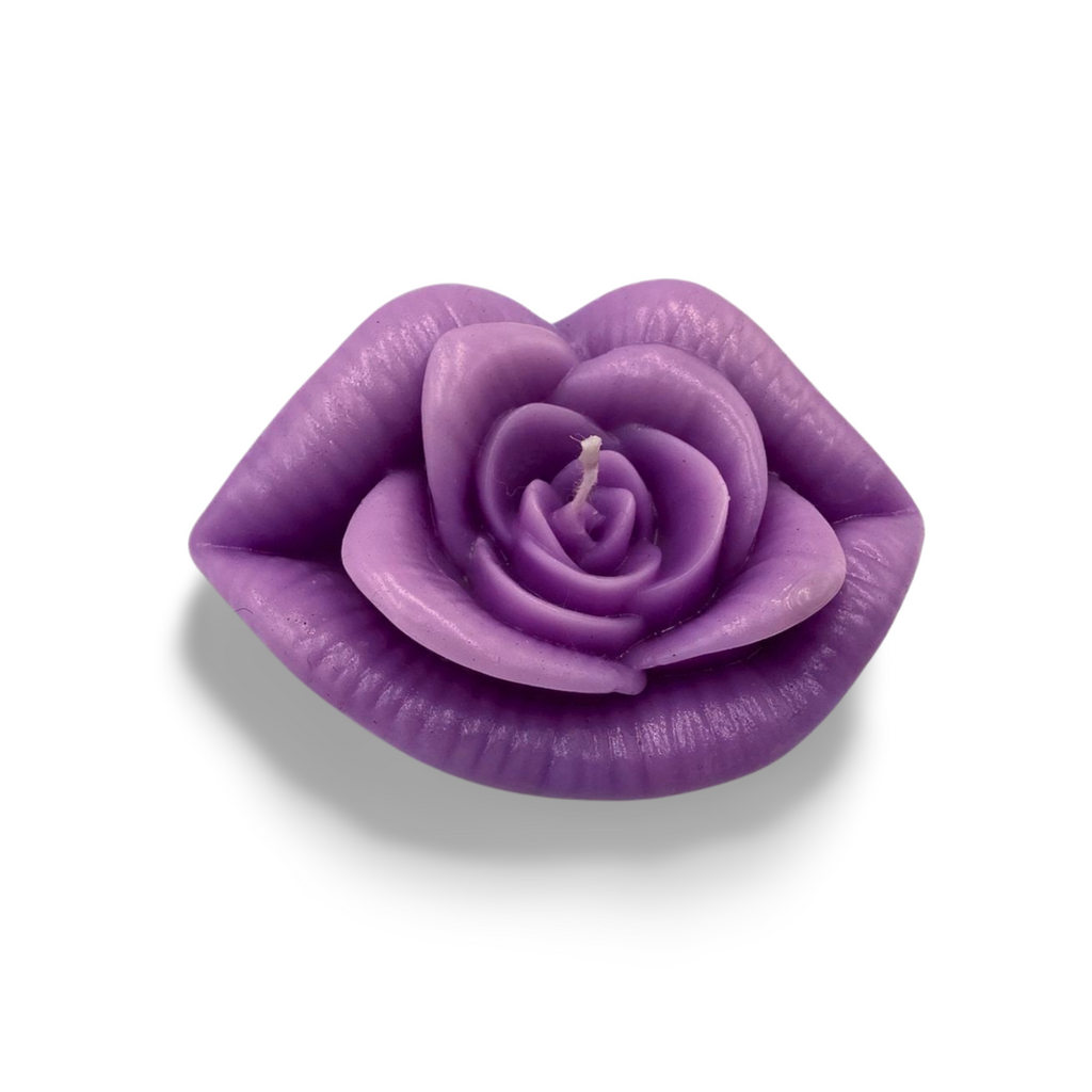 Rose and Lips Candle