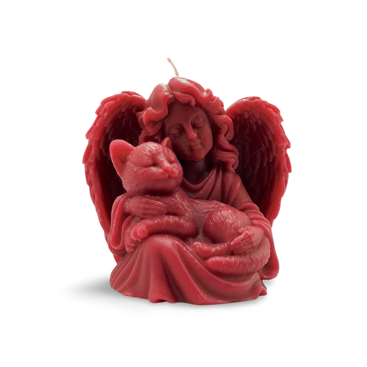 Feline Guardian Angel Candle