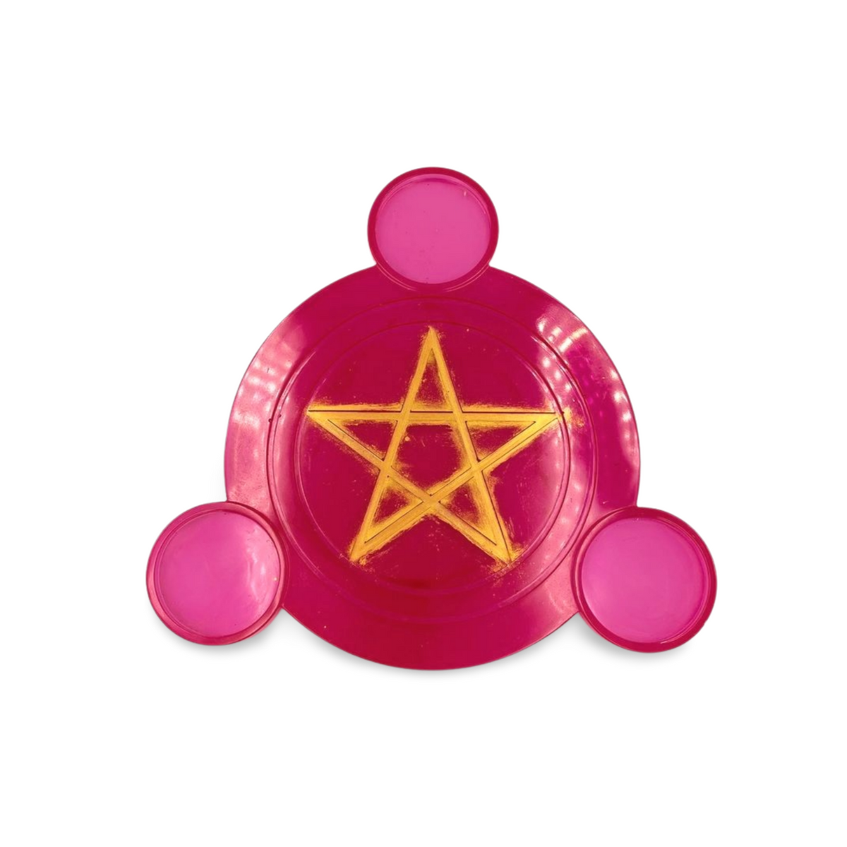Resin Pentagram Candle Board