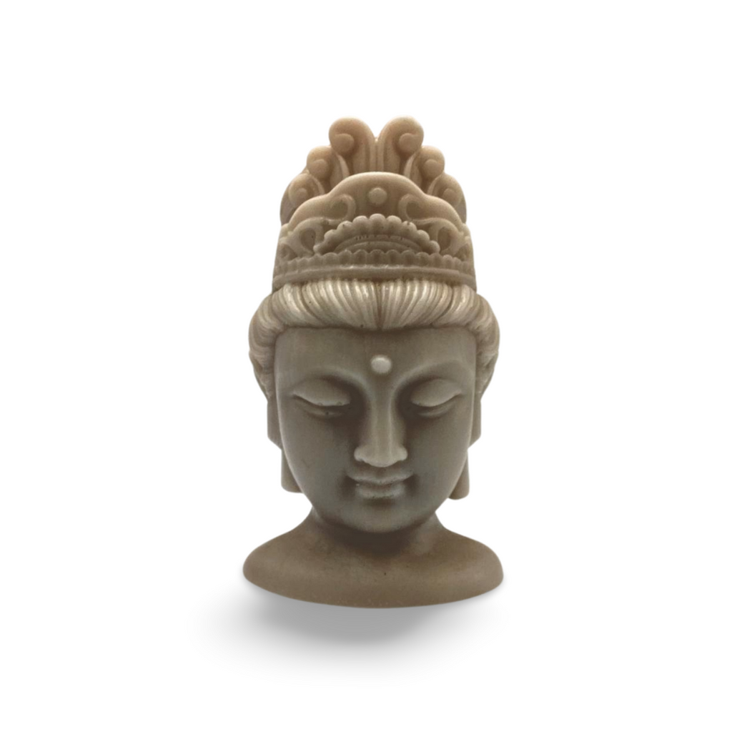 Thai Lady Buddha Head Candle