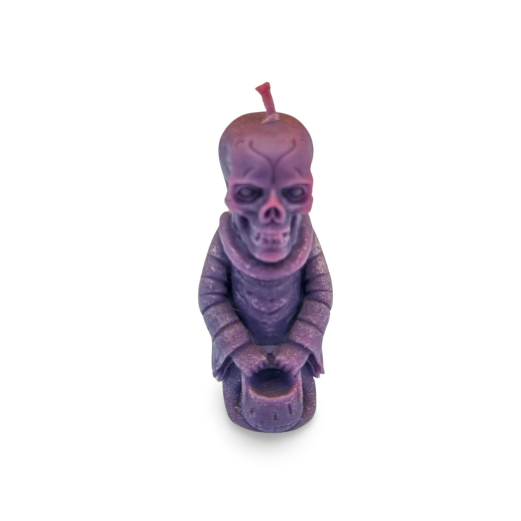 Skull, Cloak and Bowl Candle